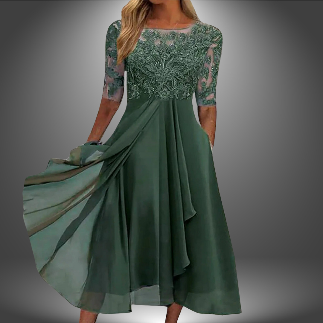 Margherita Premium Lace Dress - Elena Harper