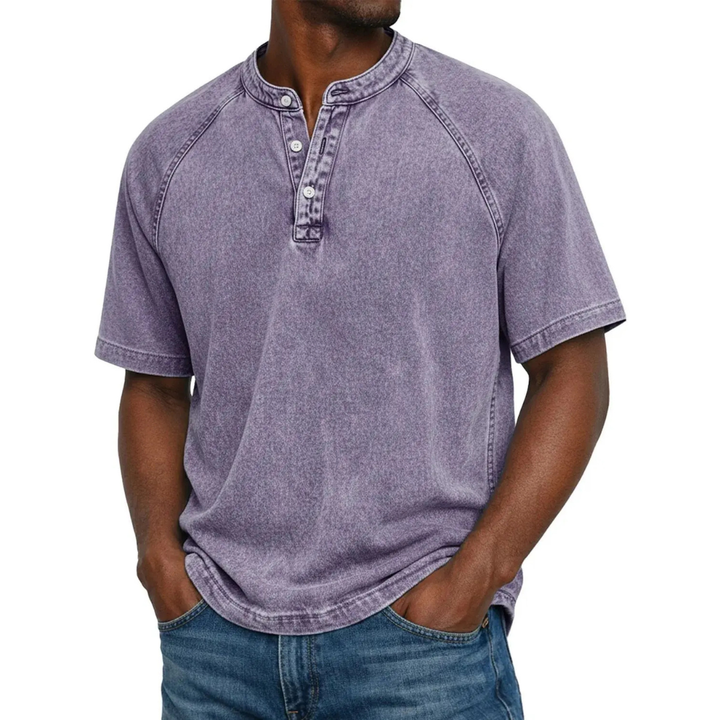 ELENA HARPER™  |  RETRO BUTTON-UP SHIRT FOR MEN