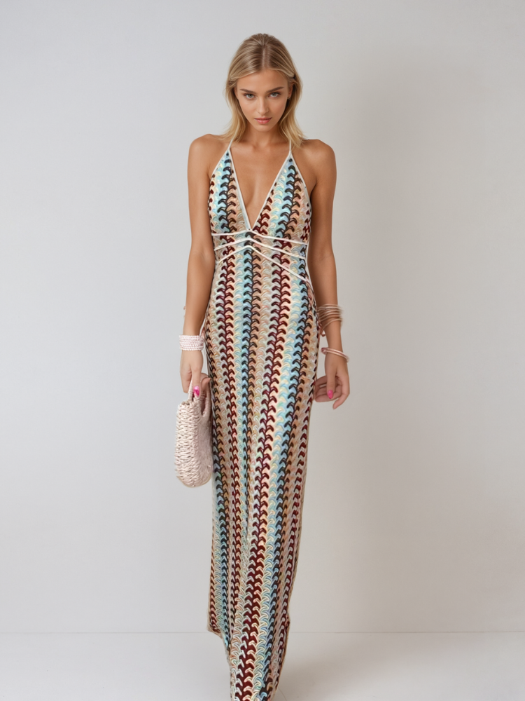 Dilara Backless Maxi Dress - Elena Harper