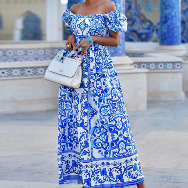 Holly Colorful Bohemian Dress - Elena Harper