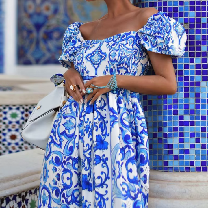 Holly Colorful Bohemian Dress - Elena Harper