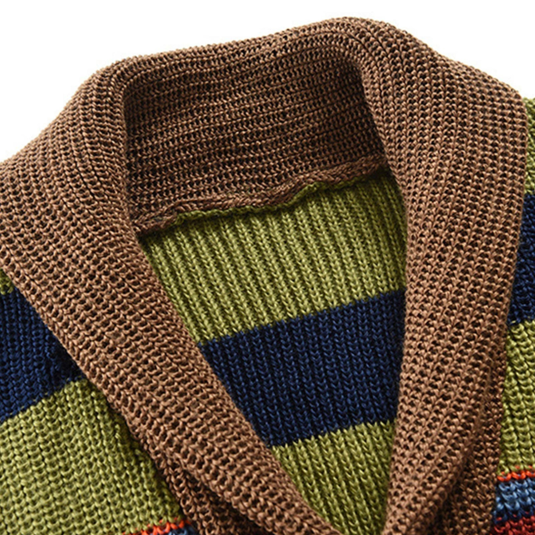 Brayden Classic Color Block Knit - Elena Harper