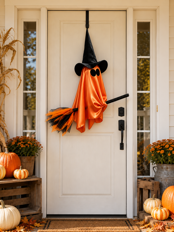 Flying Ghost Witch Hanging Halloween Decoration