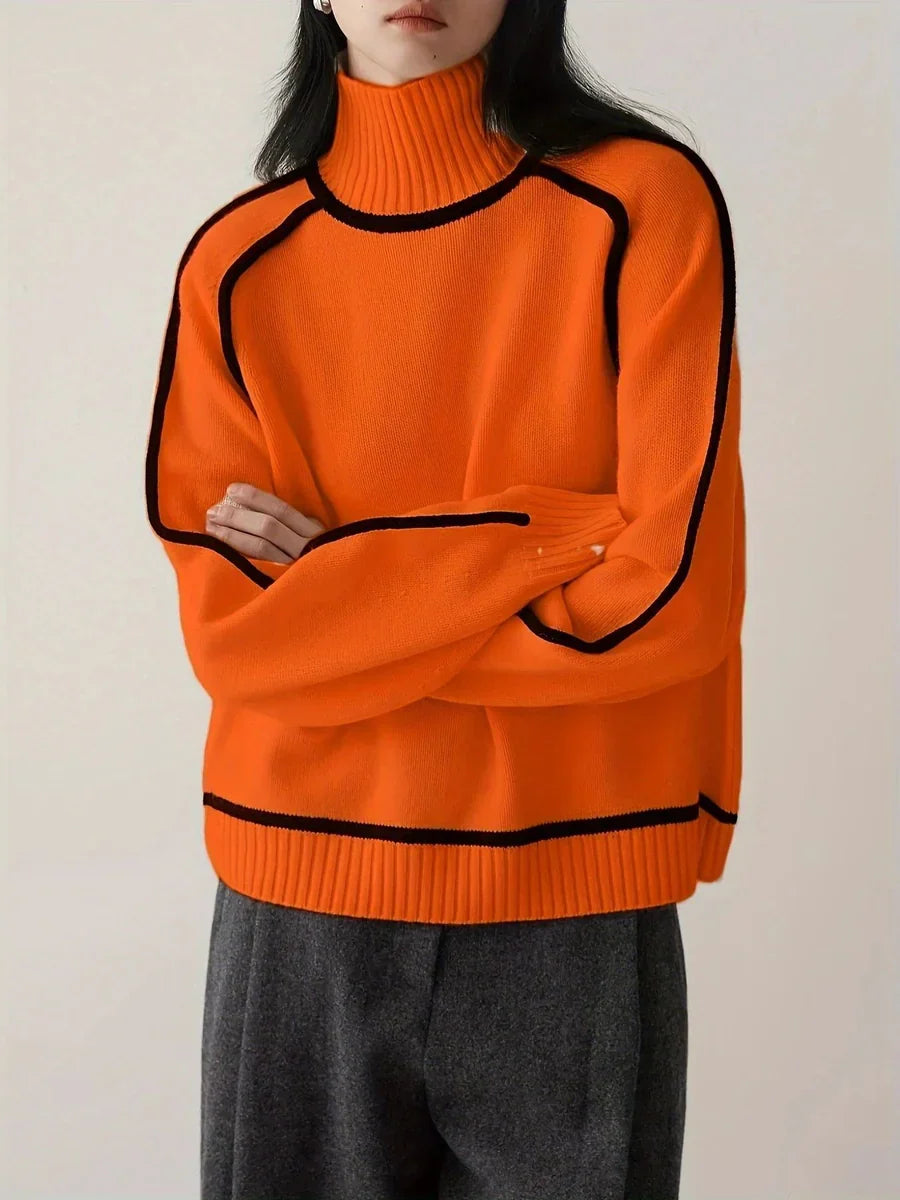 Karina Elegant Turtleneck Sweater - Elena Harper