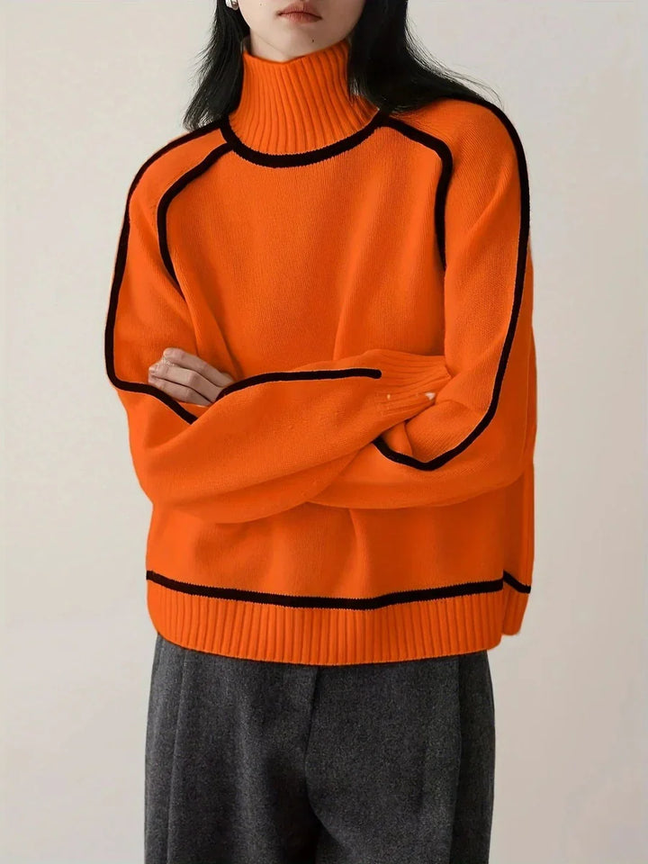 Karina Elegant Turtleneck Sweater - Elena Harper