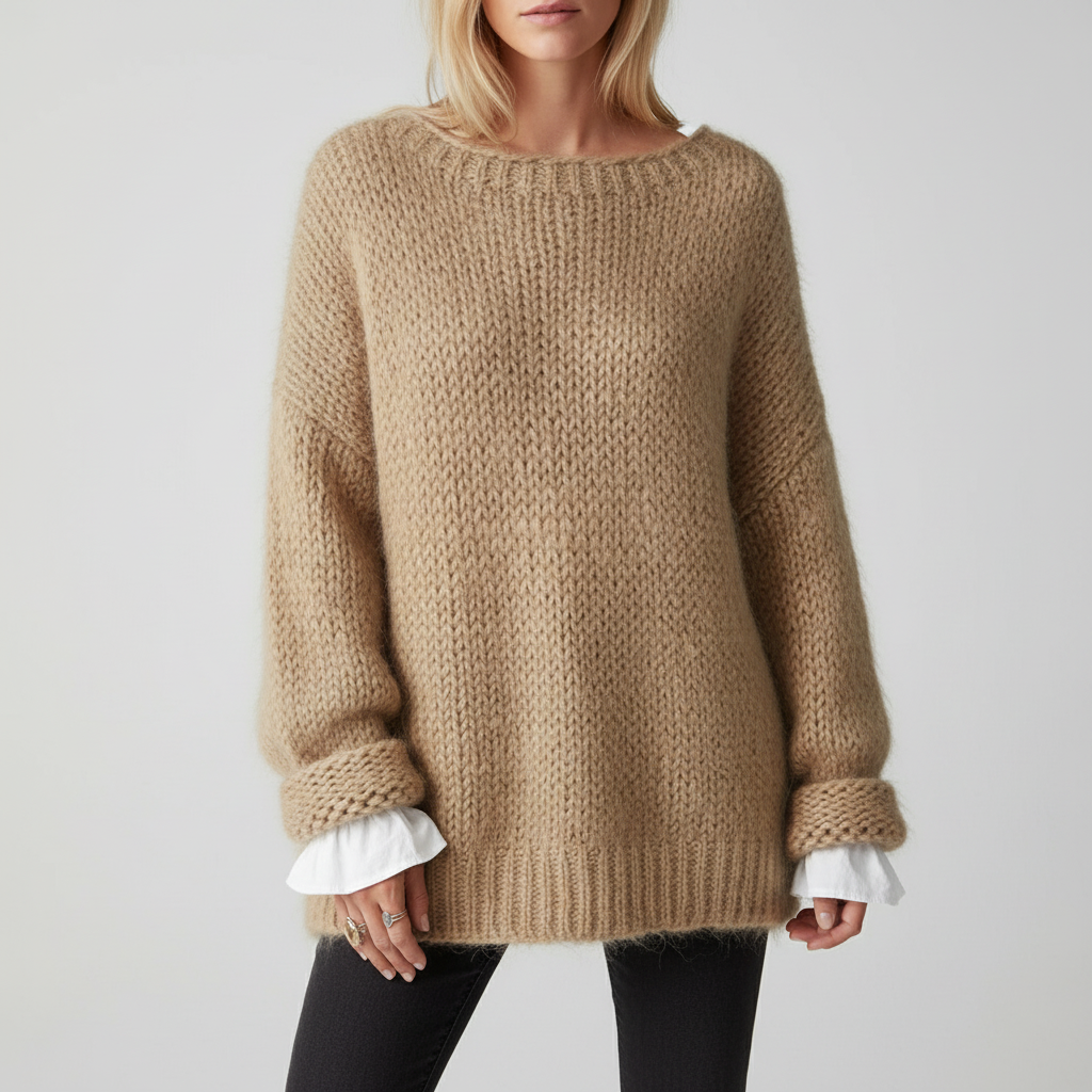 Oversized Women's Sweater Leonie, view 2 - Elena Harper