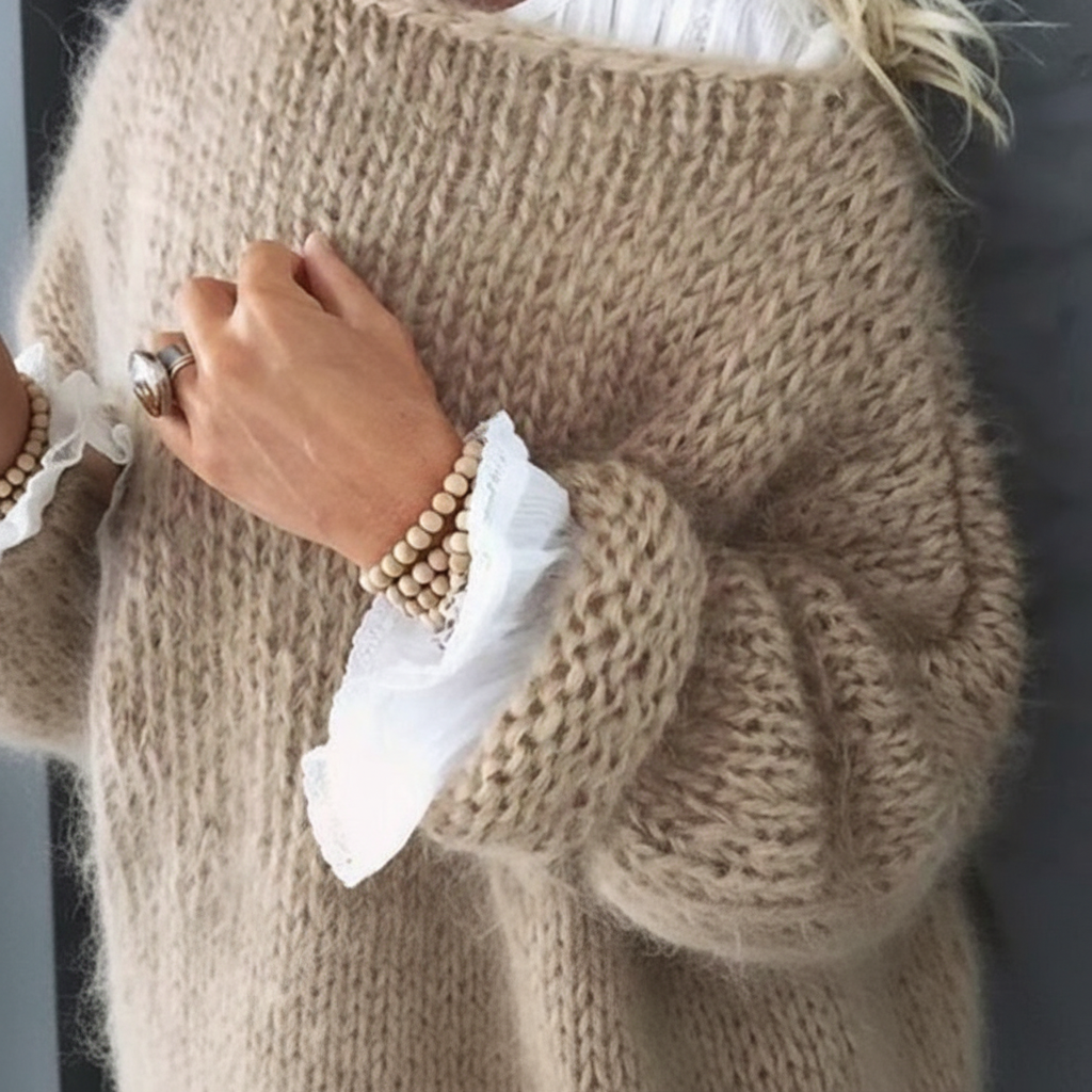 Oversized Women's Sweater Leonie, view 3 - Elena Harper