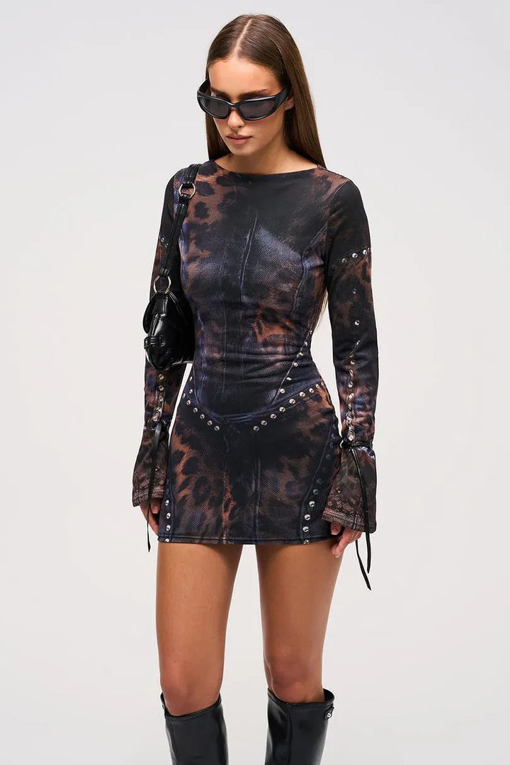 Cristel Elegant Mini Dress - Elena Harper