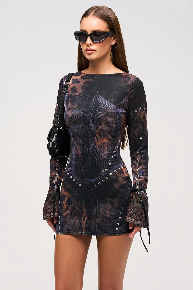 Cristel Elegant Mini Dress - Elena Harper