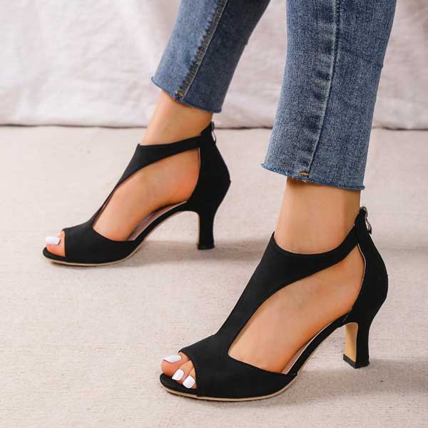 Capri Orthopedic Heel Sandals - Elena Harper