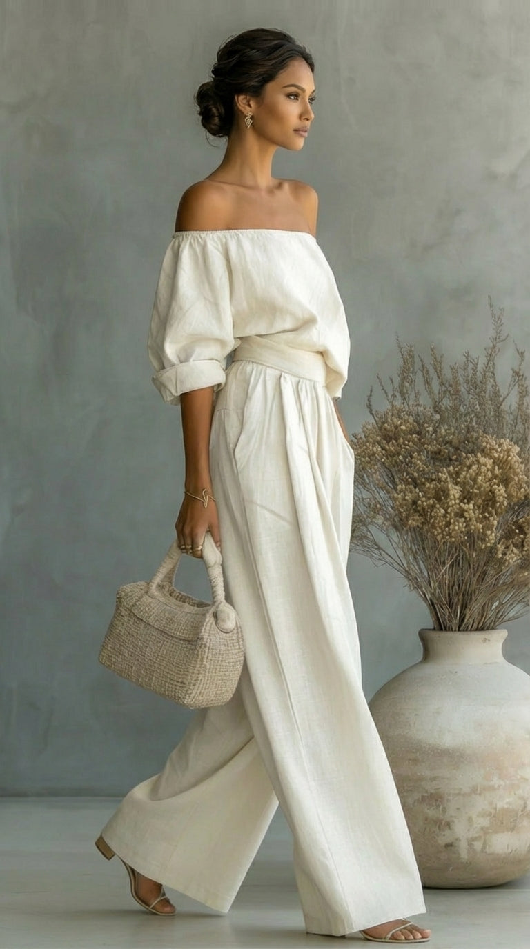 Arabella Exclusive linen-effect outfit for a stylish summer - Elena Harper