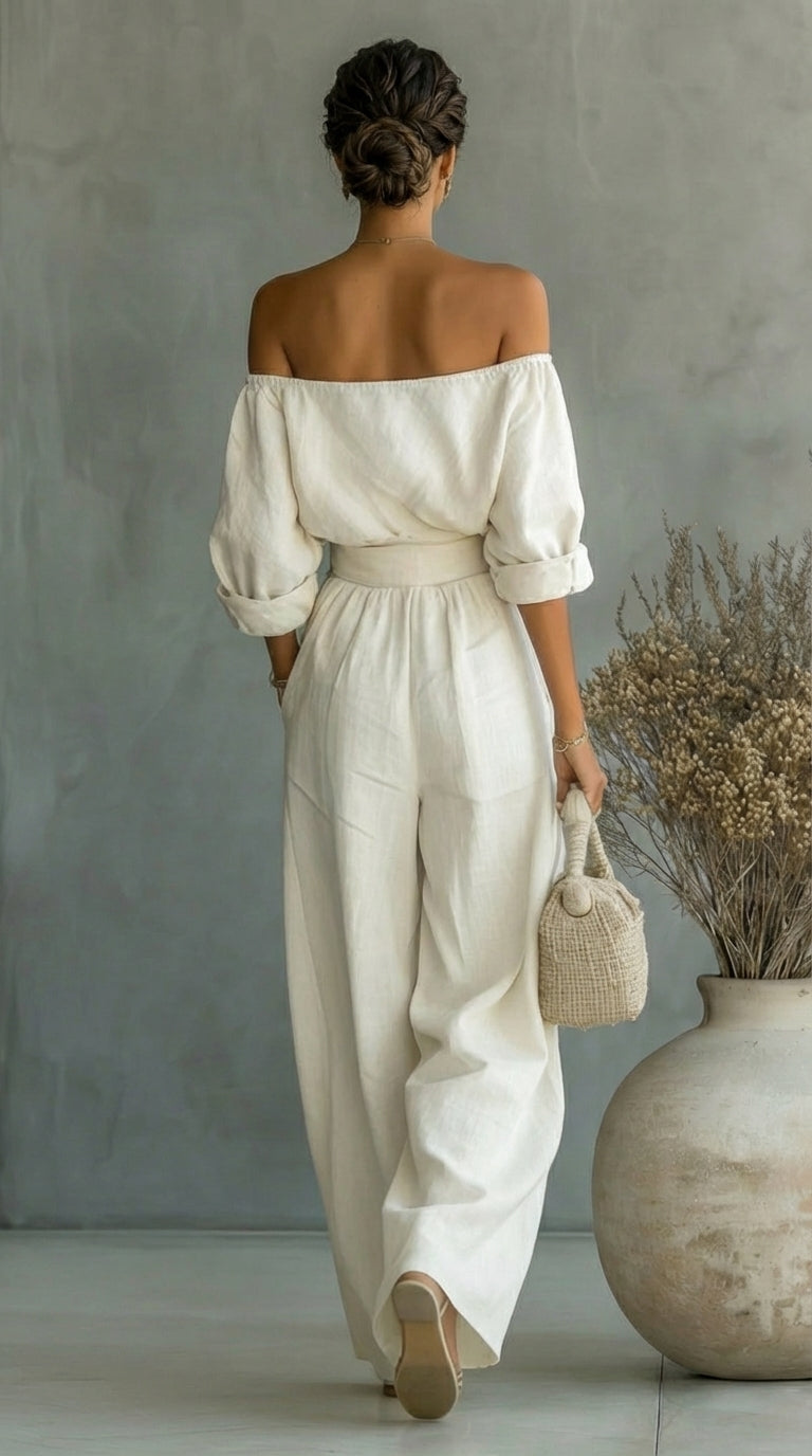 Arabella Exclusive linen-effect outfit for a stylish summer - Elena Harper