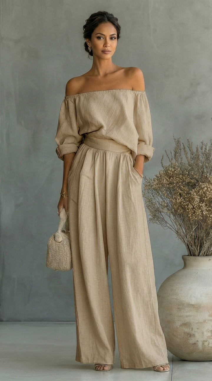 Arabella Exclusive linen-effect outfit for a stylish summer - Elena Harper
