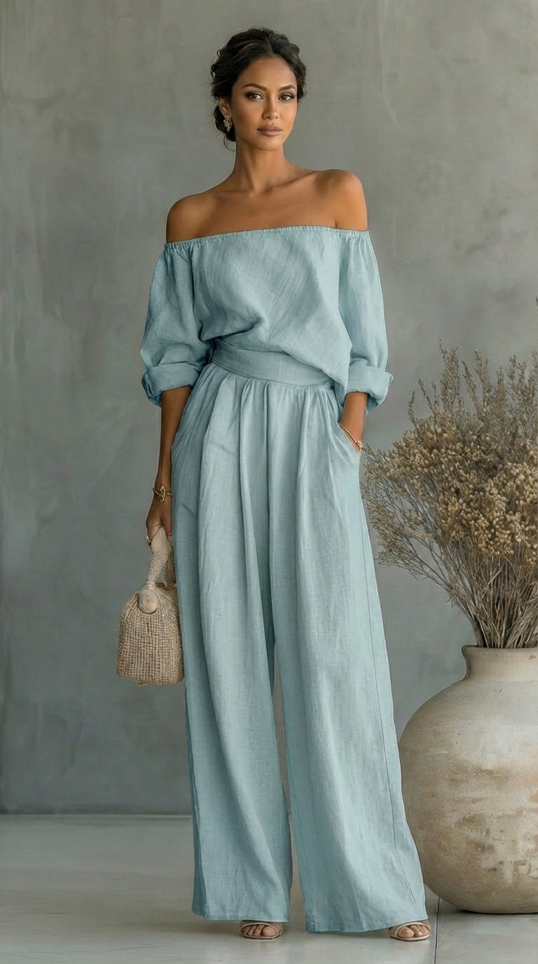 Arabella Exclusive linen-effect outfit for a stylish summer - Elena Harper