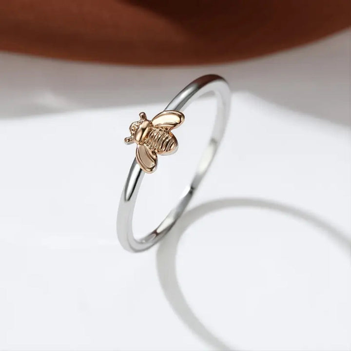 Elegant Silver Ring with Refined Details, view 2 - Elena Harper
