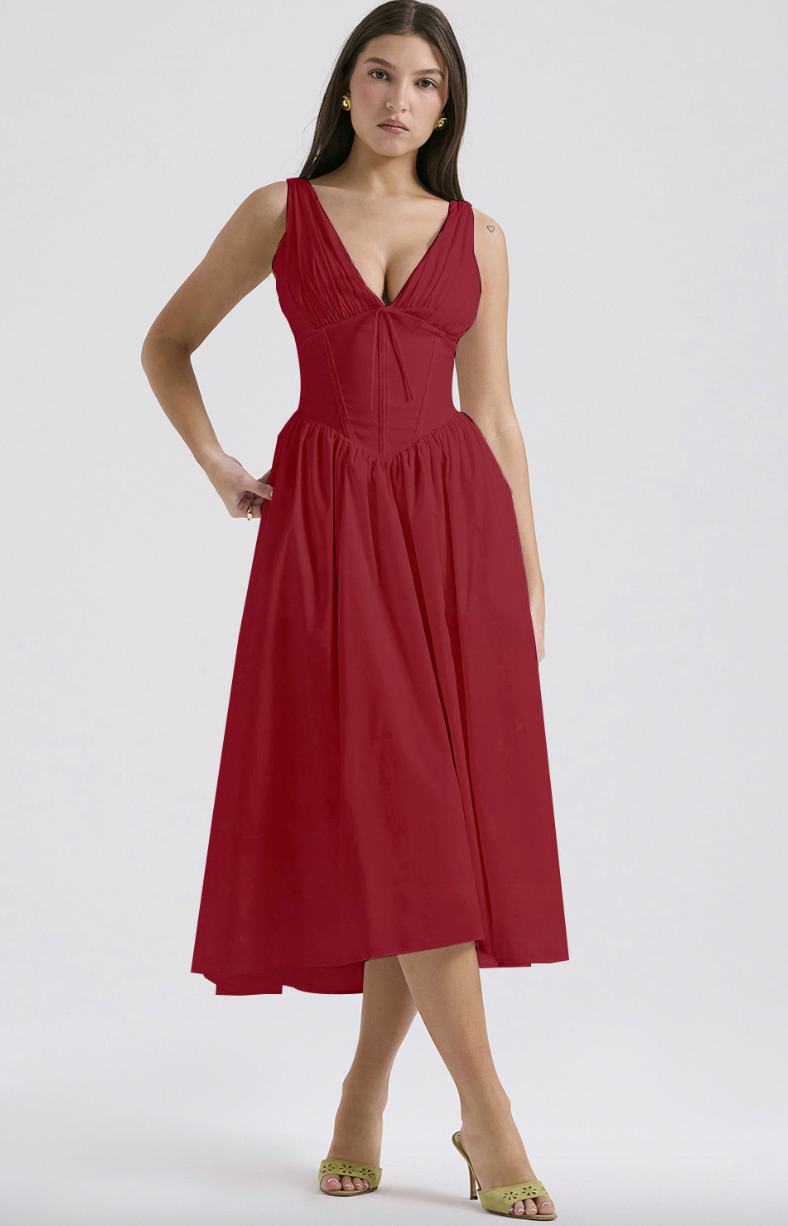 Gabriella Elegant Summer Dress - Elena Harper