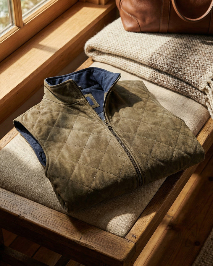 ELENA HARPER™  |  QUILTED VEST FOR MEN