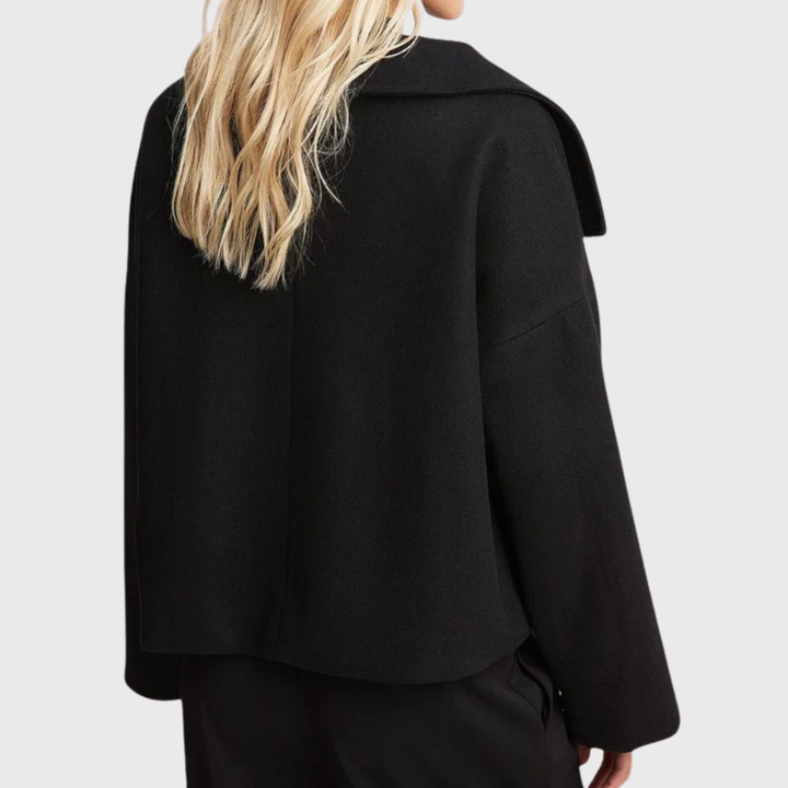 Short Women's Coat - Chic and Structured