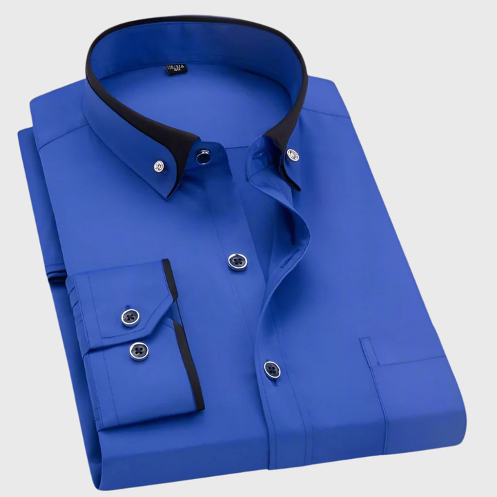 Classic Long Sleeve Shirt for Men - Elena Harper