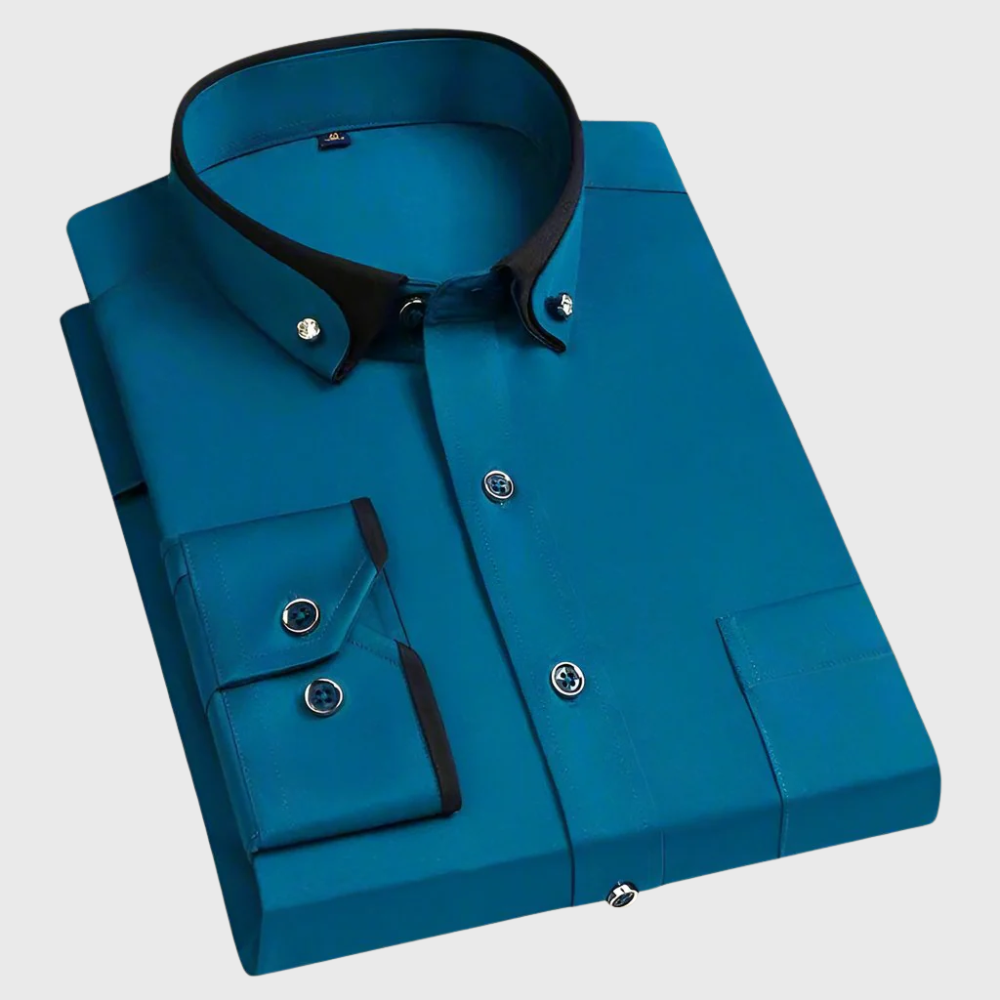 Classic Long Sleeve Shirt for Men - Elena Harper