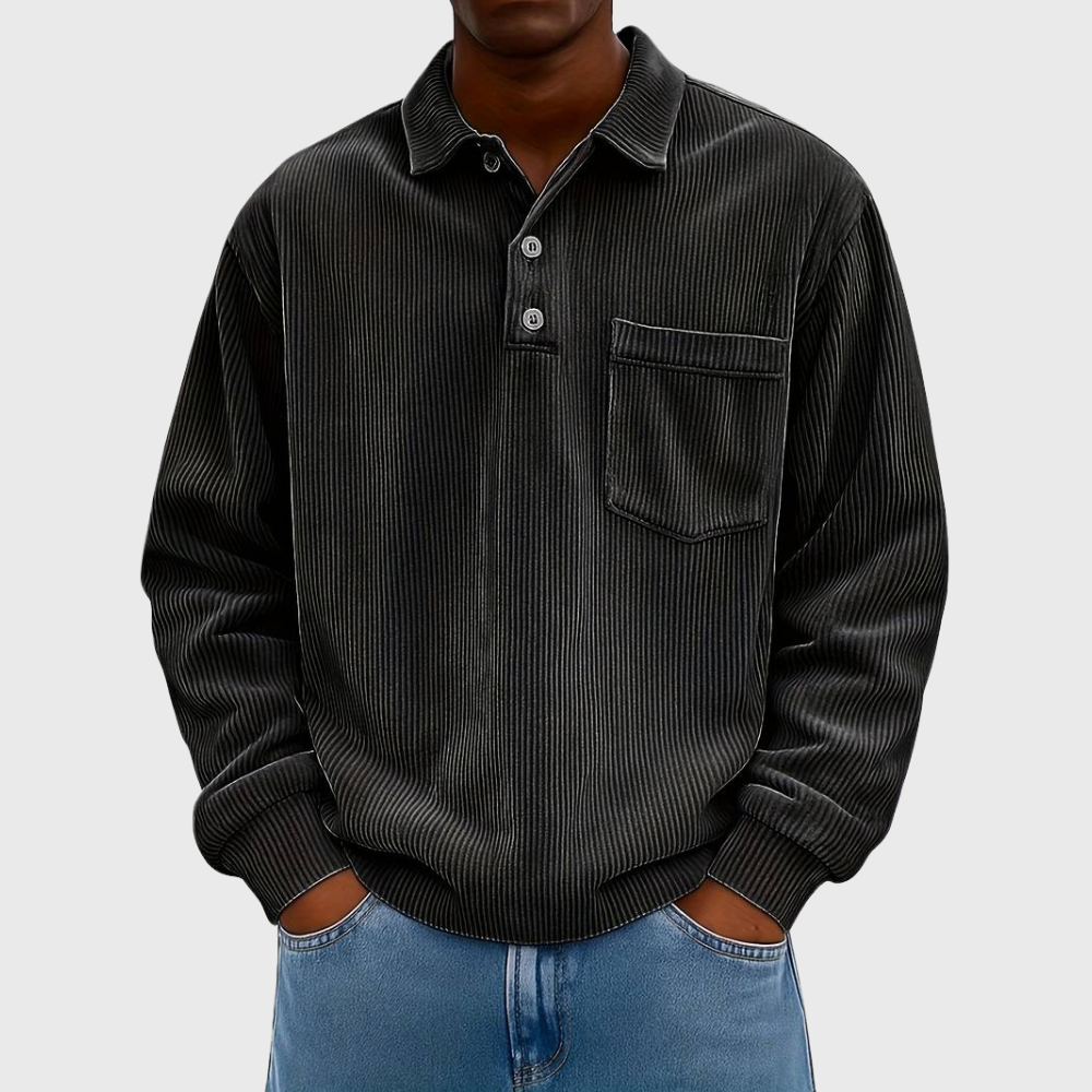 ELENA HARPER™  |  LONG SLEEVE CORDUROY SHIRT FOR MEN