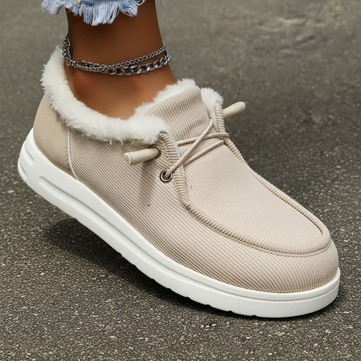 Plush-Lined Winter Shoes Elvira, view 3 - Elena Harper