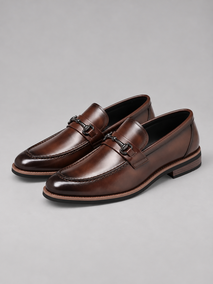 Men’s Leather Loafers – Polished Slip-On Dress Shoes