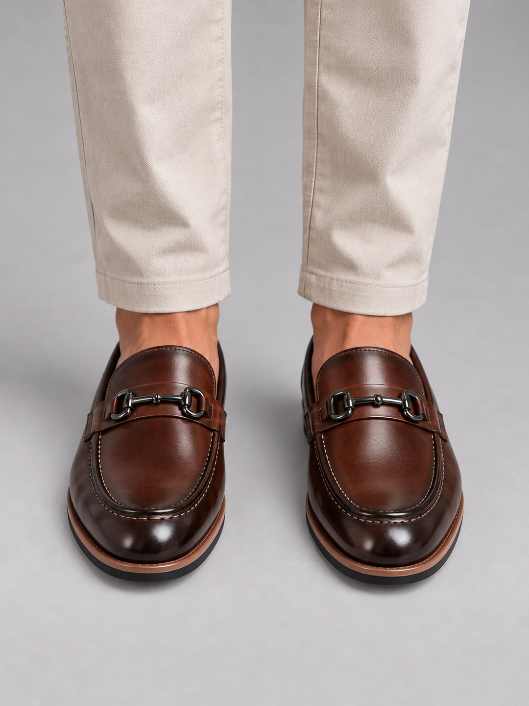 Men’s Leather Loafers – Polished Slip-On Dress Shoes