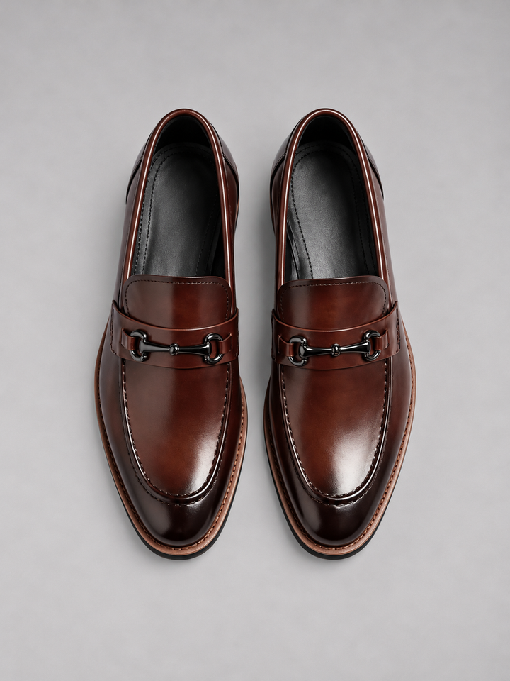 Men’s Leather Loafers – Polished Slip-On Dress Shoes