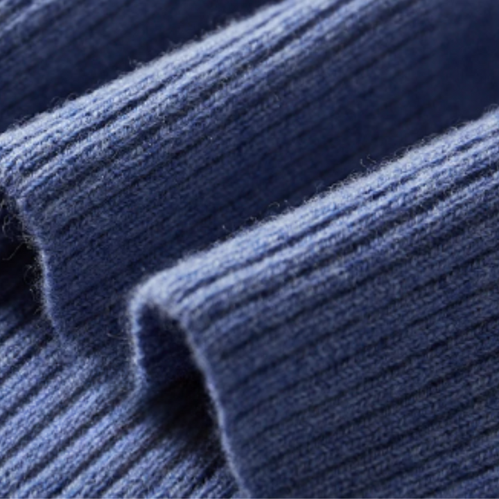 Men's Elegant Knit Polo Sweater with Modern Cut