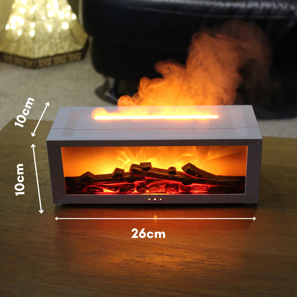 EMBERA Luxe Scent Diffuser with Flame Effect, view 6 - Elena Harper