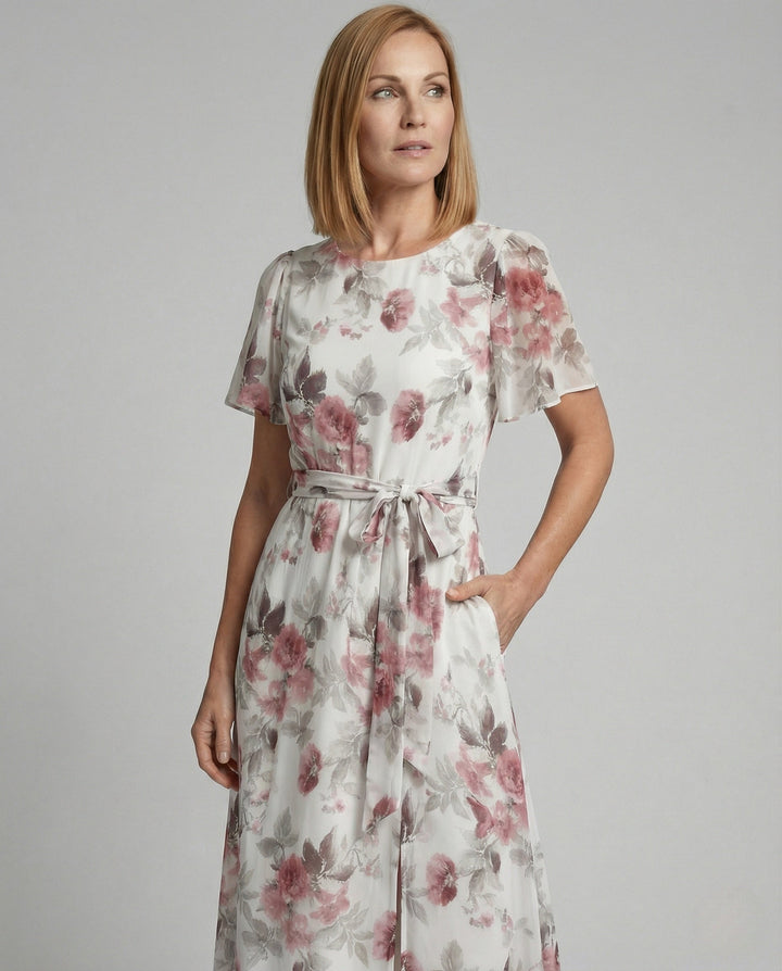 Flower Dress Maxi Dress Summer Chiffon