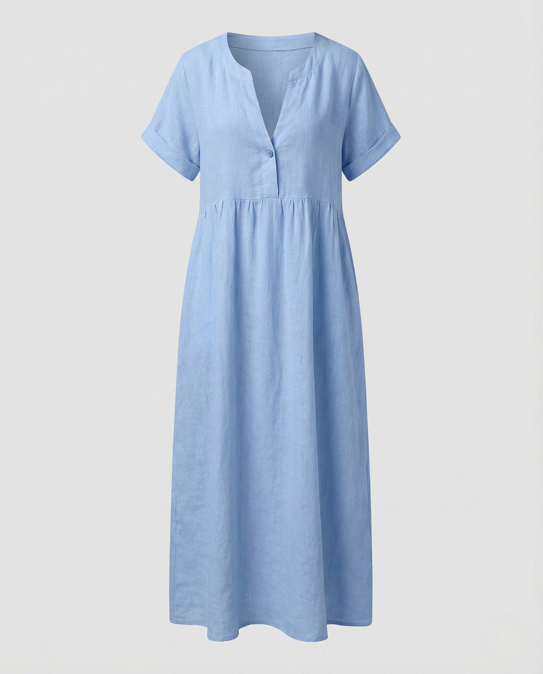 Women's Short Sleeve Kent Collar Blouse