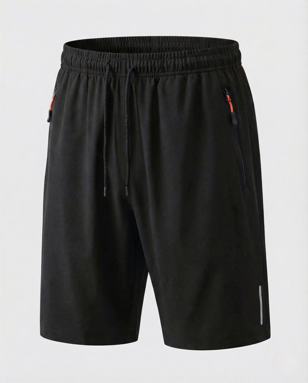 Men's Breathable Training Shorts with Zipper Pocket