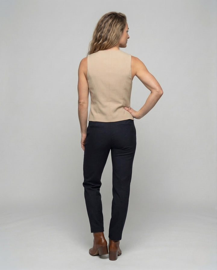 Women's Tailored Suit Vest V-Neck