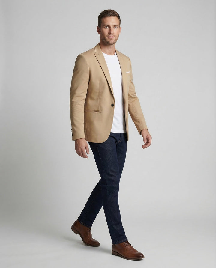 Men's Tailored Business Blazer for Formal & Smart Casual Looks