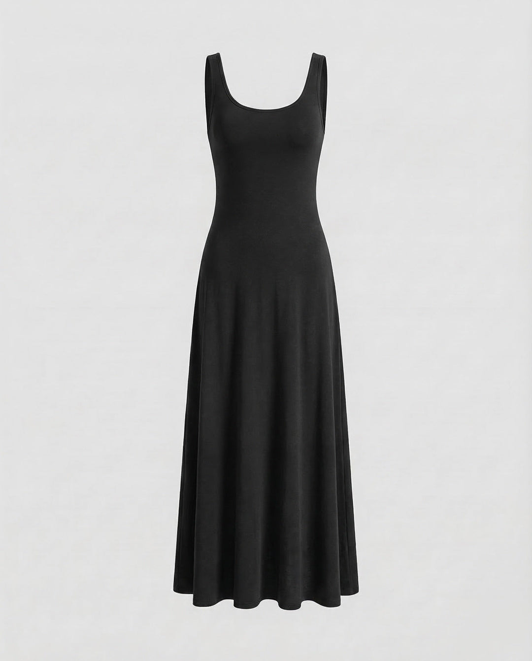 Women's Sleeveless Jersey Maxi Dress, view 6 - Elena Harper