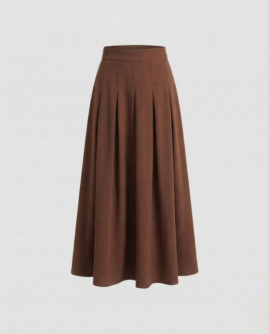 Women's A-Line Skirt High Waist Pleats