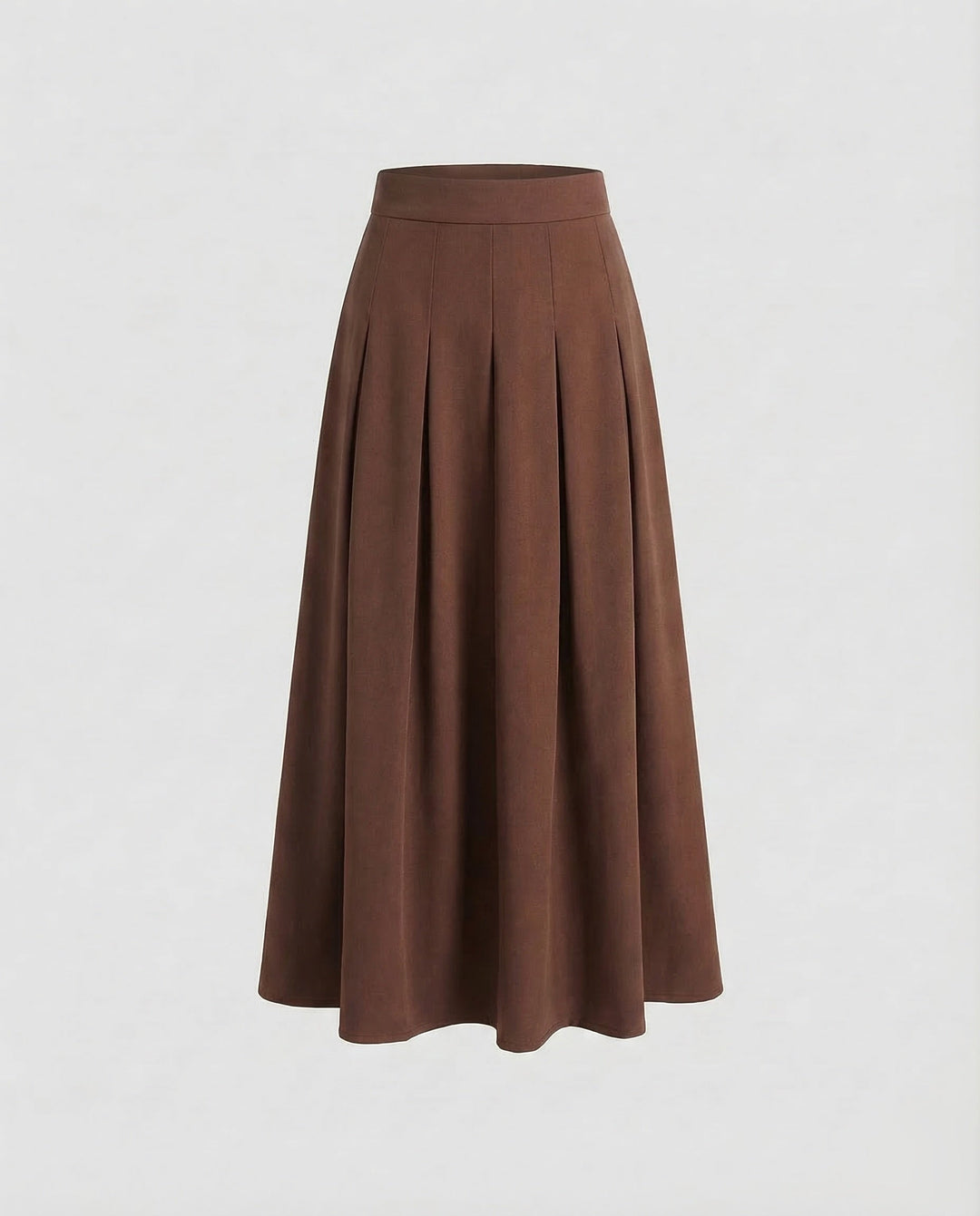 Women's A-Line Skirt High Waist Pleats