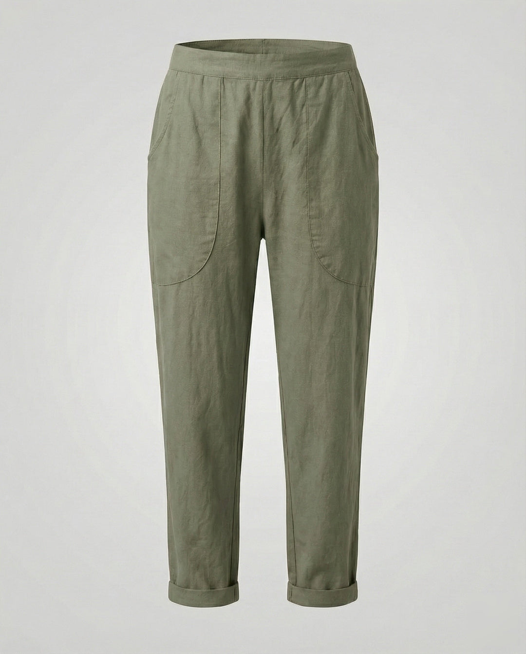 Women's Breathable Comfort Waist Linen Blend Pants