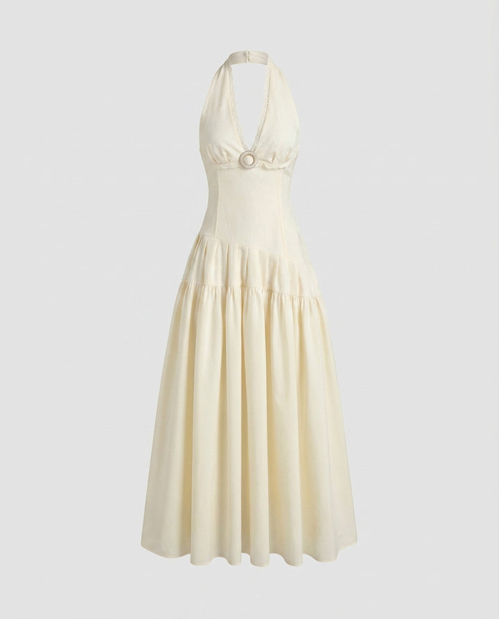 Women's Evening Dress Bodice Bell Skirt Vintage Glamour