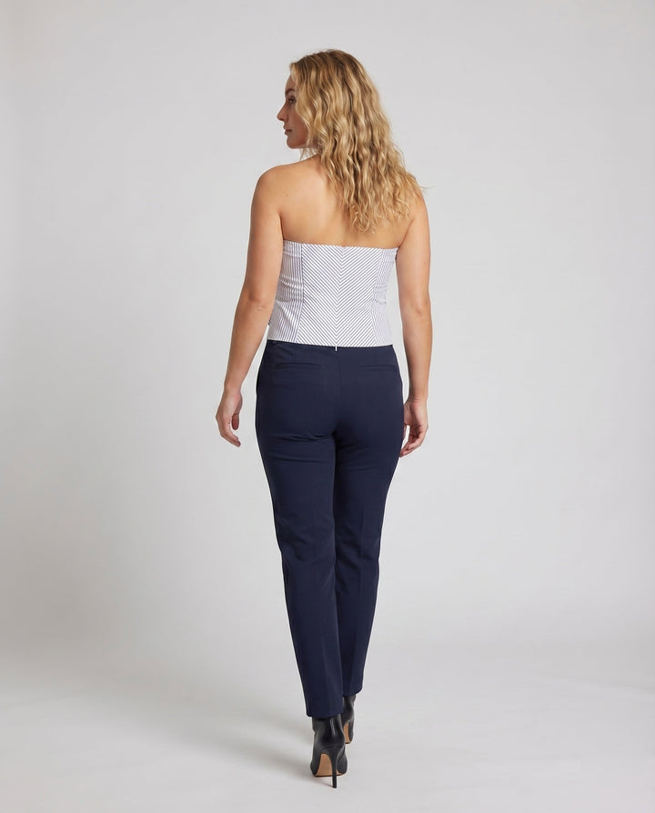 Women's Bandeau Top with Playful Ruffle Design