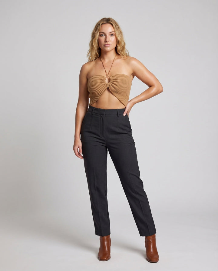 Women's Bandeau Top with Decorative Knot