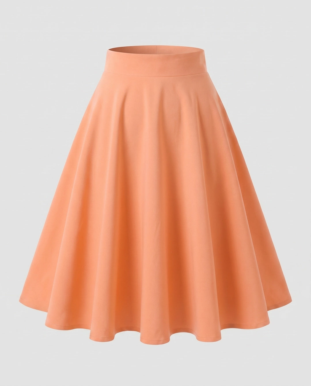 Women's A-Line Skirt with Classic Cut and Voluminous Fall