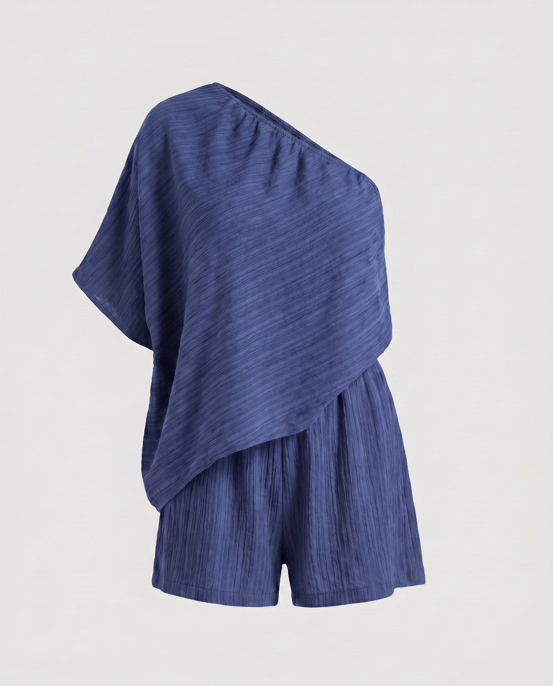 Women's Asymmetrical Summer Top with Hip-Length Cut
