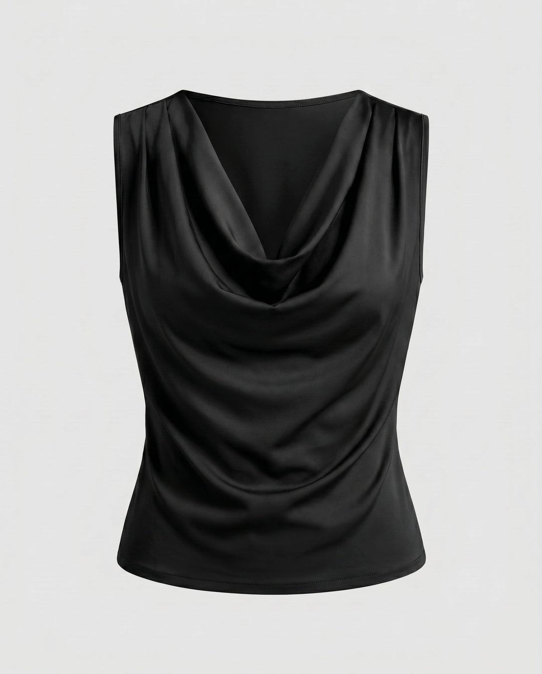 Women's Sleeveless Cowl-Neck Top