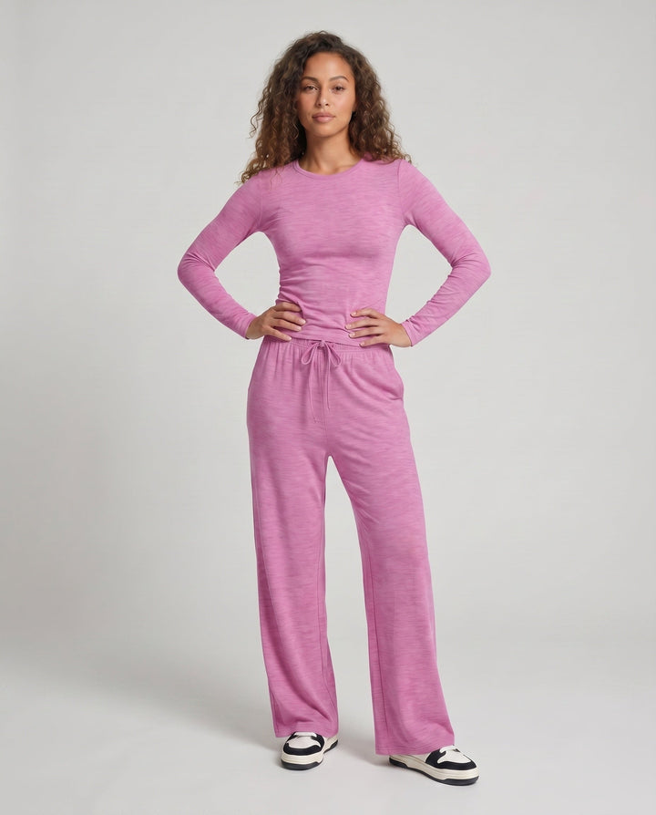Women's Comfortable and Elegant High-Waisted Lounge Pants EB
