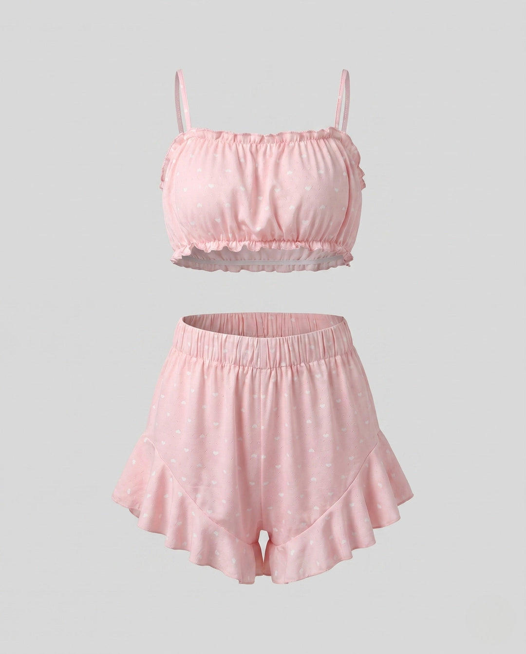 Women's Swimsuit Set with Cheerful Ruffle Details EB