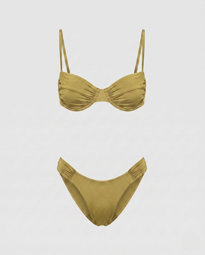 Ladies Balconette Bikini with Ruffle Details EB
