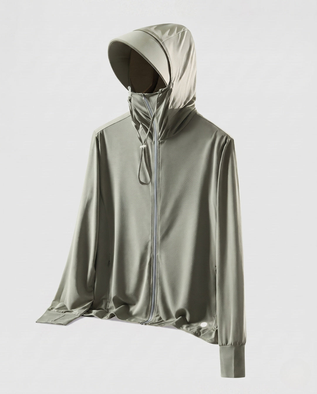 Ladies' Breathable Hooded Jacket with Practical Zipper EB